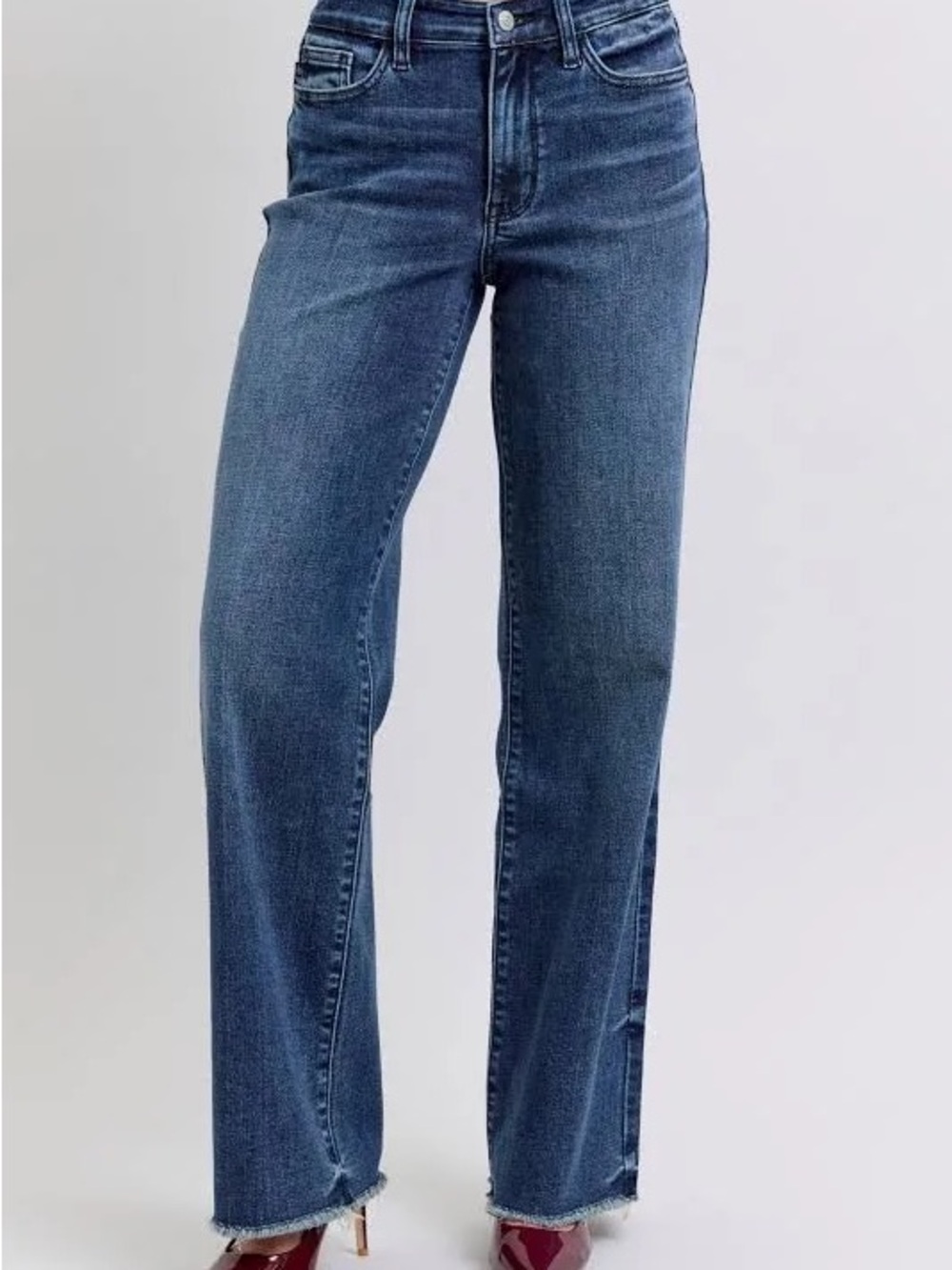 NWOT Judy Blue Mid Rise Wide Leg w/Tint Size 5/27